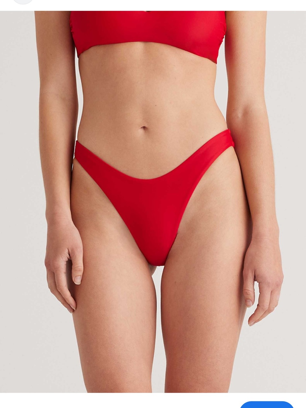 Quince Red High-Cut Bikini Bottom